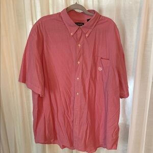 Chaps Pink Casual Button Down Shirt Lightweight